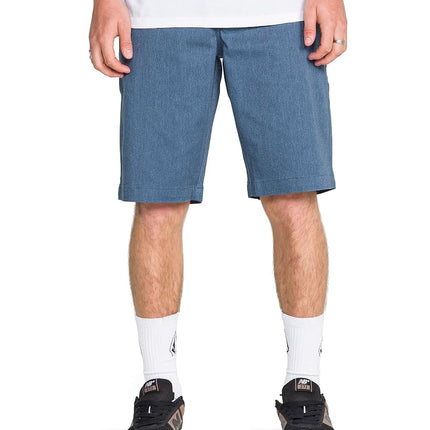 Volcom Men's Vmonty Stretch 22 Shorts, Heather Blu
