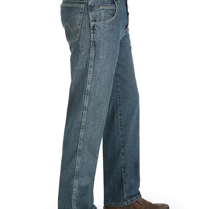 Wrangler Men's Rugged Wear Relaxed Straight-Fit Jean - Blue - 33W x 32L