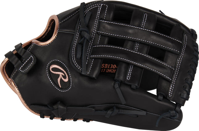 Gant de softball Fastpitch Rawlings R9 | Tailles 11,5" Plusieurs styles Gant femme, Pro H-Web | Noir, 13" | Champ extérieur