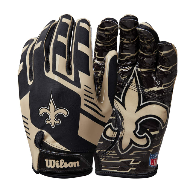 Wilson NFL Stretch Fit Football Gloves - Youth, Ne