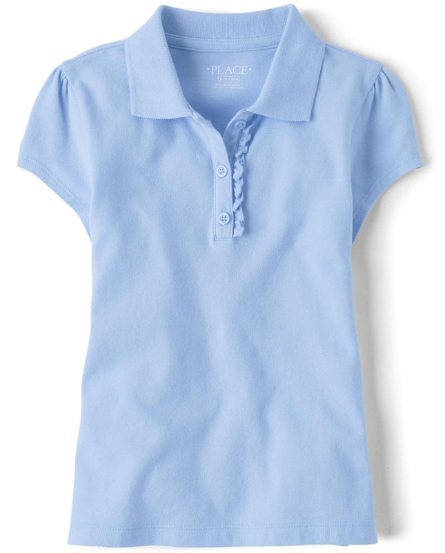 The Children's Place Girls' Short Sleeve Ruffle Pi
