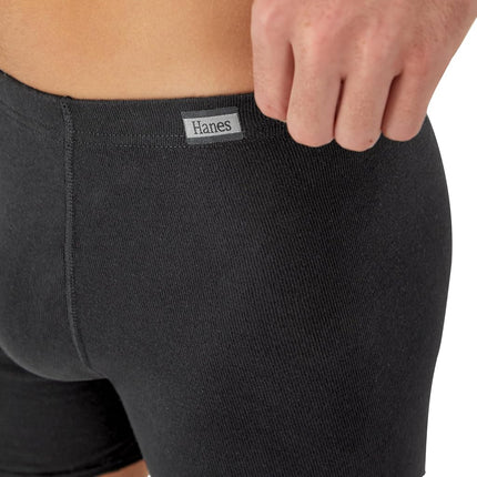 Hanes Lot de boxers pour homme en coton ComfortSoft, respirants et anti-humidité, lot de 6, couleurs assorties, taille XL