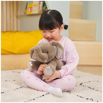 Peluche de elefante Chai GUND, animal de peluche premium para edades de 1 año en adelante, gris, 25.4 cm