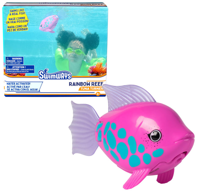SwimWays Rainbow Reef Fish Toy, Kids Swimming Acce