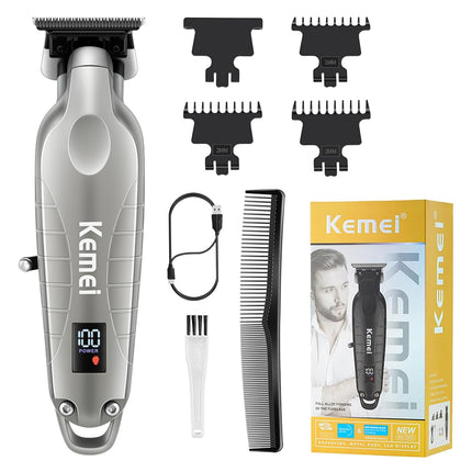 KEMEI 2293 Cordless T-Blade Hair and Beard Trimmer