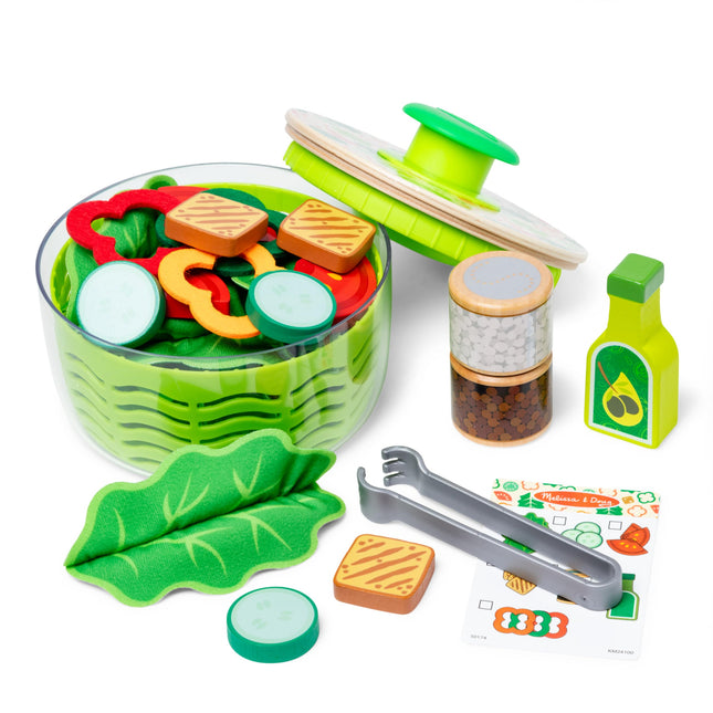 Melissa & Doug Salad Spinner Play Set, Pretend Pla