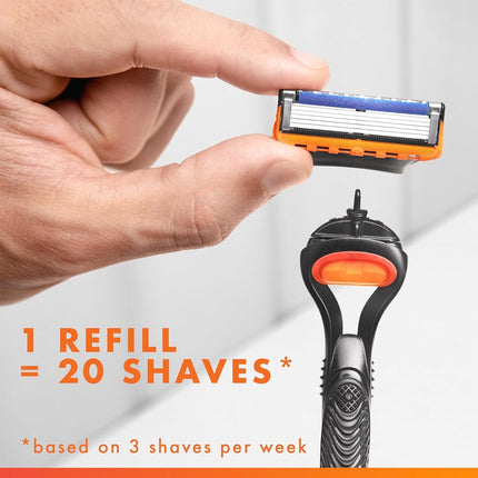 Gillette Fusion5 Men's Razor Blades - 8 Cartridge Refills (Packaging May Vary), Mens Razors/Blades