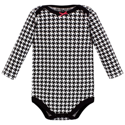 Hudson Baby unisex-baby Cotton Long-sleeve Bodysuits, Girl Dogs 7-pack, Preemie