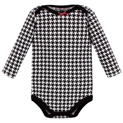 Hudson Baby unisex-baby Cotton Long-sleeve Bodysuits, Girl Dogs 7-pack, Preemie