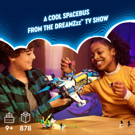 LEGO DREAMZzz Mr. Oz�s Spacebus 71460 Spaceship Toy Building Set, Christmas Toy for Kids, Space Shuttle School Bus, Unique Space Travel Gift for 9+ Year Olds to Play on Their Own or with Friends