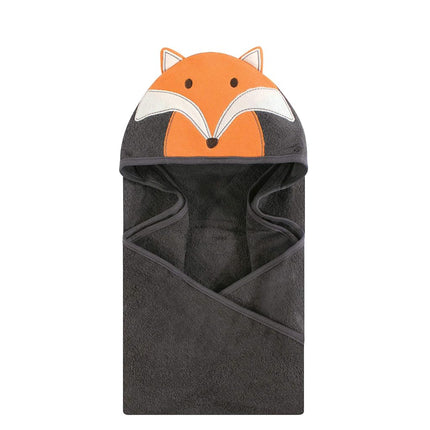 Hudson Baby Unisex Baby Cotton Animal Face Hooded 