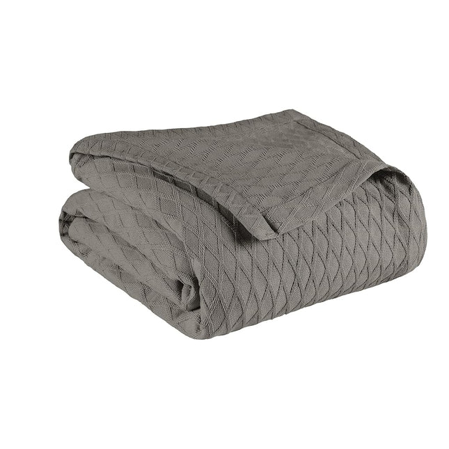 Superior 100% Cotton Thermal Blanket, Soft and Bre