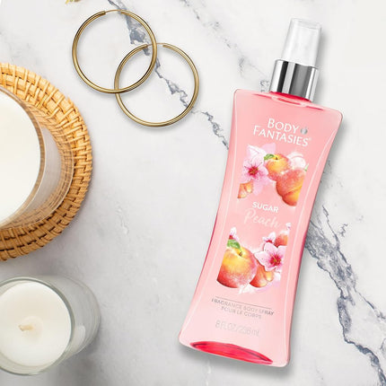 Sugar Peach by Body Fantasies for Women - 8 oz Body Spray