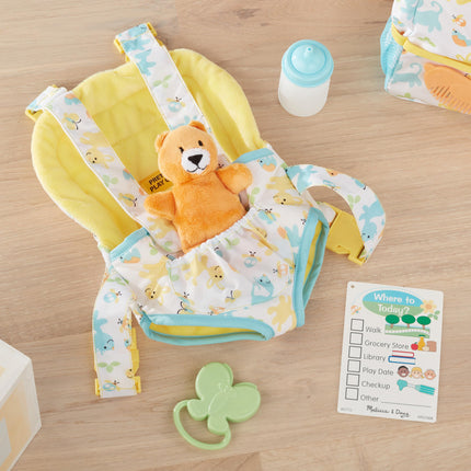 Melissa & Doug Mine to Love Set de Juego Portabebés, Multicolor, Talla Única