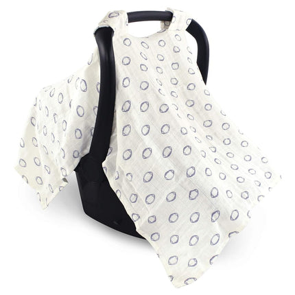 Dosel de muselina de algodón Hudson Baby para asiento de coche, Fútbol, Talla única
