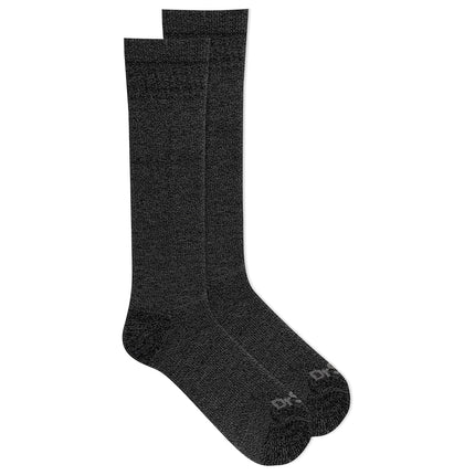 Dr. Scholl's Women's Graduated Compression Knee High Socks-Comfort and Fatigue Relief-Mild 8-15 mmHg Casual, Charcoal Heather (1 Pair), 7-11 UK