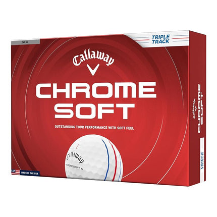 Callaway Chrome Soft Golf Balls 2026 Triple Track 