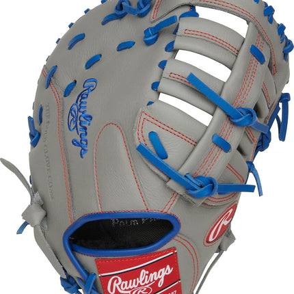 Rawlings | Select PRO LITE Series Youth Baseball Glove | First Base Mitt | 11.5' | RHT | Freddie Freeman - Single Post Web - Grey