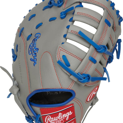Rawlings | Select PRO LITE Series Youth Baseball Glove | First Base Mitt | 11.5' | RHT | Freddie Freeman - Single Post Web - Grey