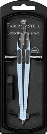 Faber-Castell Quick-set compass Grip sky blue