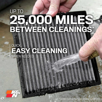 K&N Cabin Air filter compatible with Pontiac, Toyota (VF2005)