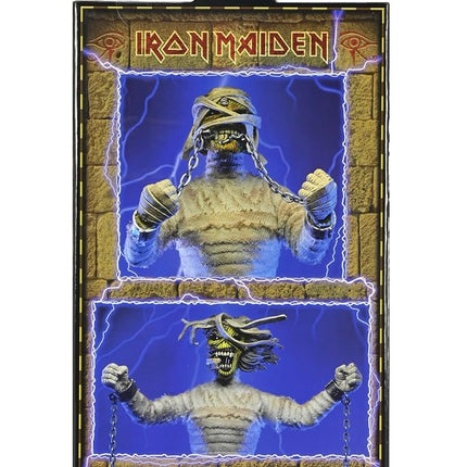 NECA - Iron Maiden - Mummy Eddie - Figurine articulée en tissu de 20 cm