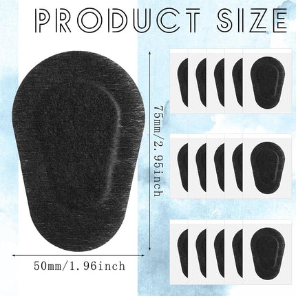 120 Pcs Adhesive Eye Patches, Eye Patches for Adults Eye Pad Disposable Eyepatch Latex Free Adhesive Bandages for Baby Kids (Black,3 x 2 Inch)
