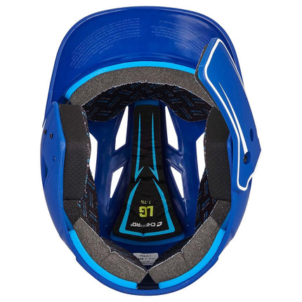 CHAMPRO HX Legend Plus Performance Baseball Batting Helmet with Removeable Jaw Guard in Two-Tone Color Matte Finish