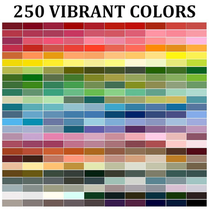 INSCRAFT 403 Pack Embroidery Floss Set, 250 Colors Cross Stitch Friendship Bracelet Thread with 153 Pcs Cross Stitch Tool, 4-Tier Transparent Box for Storage