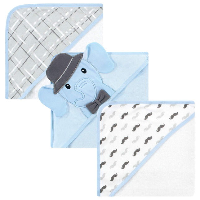 Hudson Baby Unisex Baby Cotton Rich Hooded Towels,