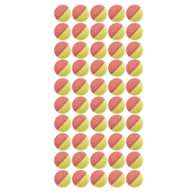 Nerf C3907 Color Refill Dart, Yellow-red, 50 Count