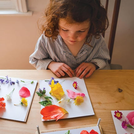 Tender Leaf Toys Botanical Press - Wooden Flower Press Children Perfect for Card Making and Creative Play
