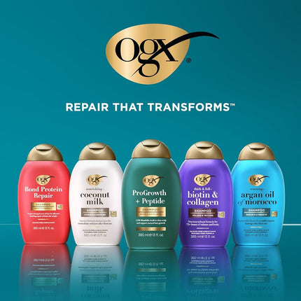 OGX Biotin & Collagen Set, 1 Shampoo + 1 Conditioner, 13 Ounces