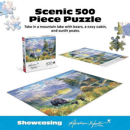 Buffalo Games - Mountain Morning - 500 Piece Jigsaw Puzzle for Adults