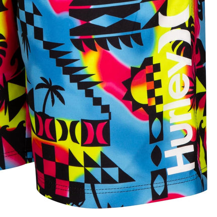 Short de bain Hurley pour garçons, imprimé aztèque multicolore, 20