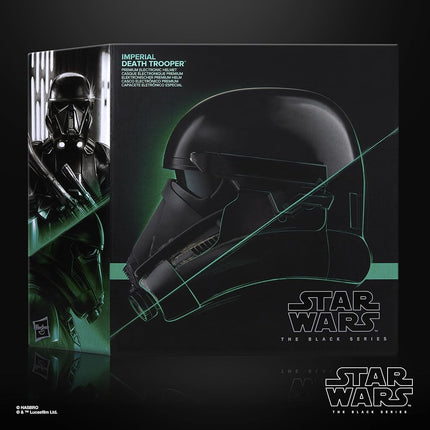 Star Wars The Black Series Imperial Death Trooper Premium Electronic Helmet, Rogue One: A Star Wars Story Roleplay Item for Ages 14 and Up
