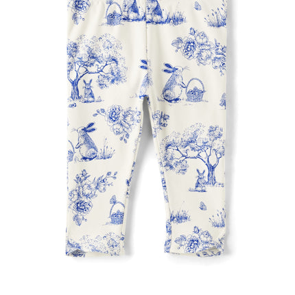 Gymboree Girls' and Toddler Capri Leggings, Cream 
