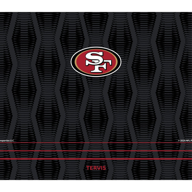 Tervis Venture Water Bottle NFL� San Francisco 49ers - Full Speed Triple Walled Insulated Tumbler Travel Cup Keeps Drinks Cold & Hot, 36oz, Stainless Steel