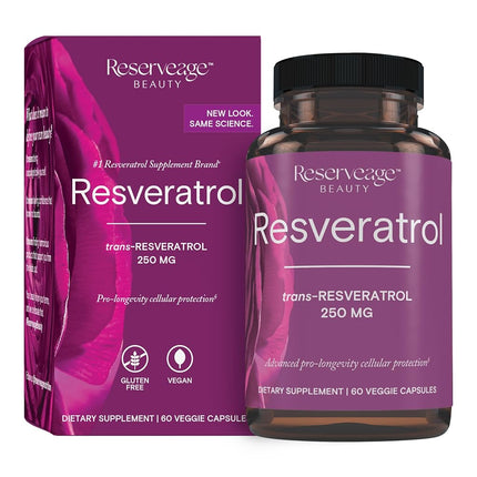 Reserveage Nutrition - Resveratrol 250 mg. - 60 Ve