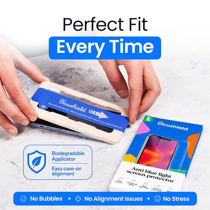 Ocushield Blue Light Screen Protector for iPhone 13 Regular/13 Pro/14/16E