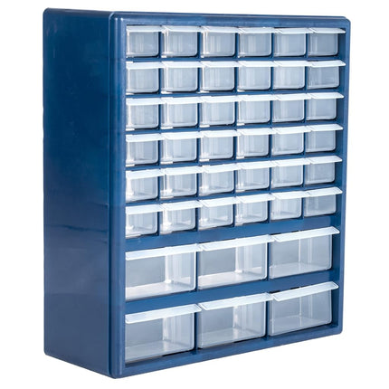 Stalwart Plastic Storage Drawers – 42 Compartment 