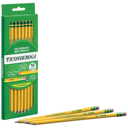 Dixon Ticonderoga 10-Count #2 Pencil