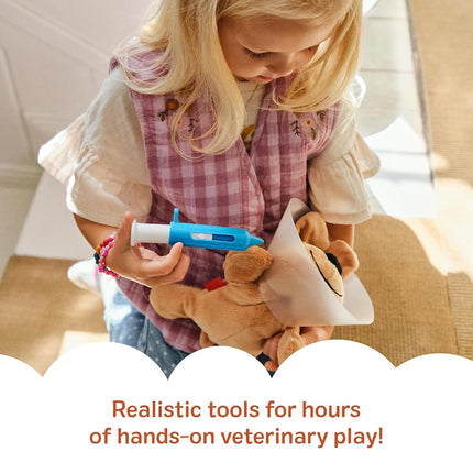 Melissa & Doug Pet Vet Set | Animal Care Kit for Kids, Doctor Role Play Toys for Children | Age 3+
