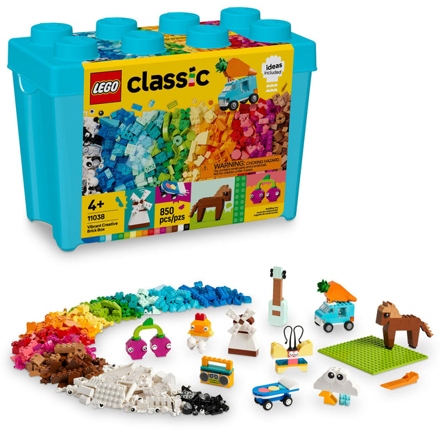 LEGO Classic Vibrant Creative Brick Box, Arts & Cr