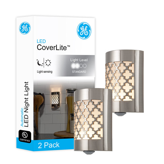 GE CoverLite LED Night Light, Plug-in, Dusk to Daw
