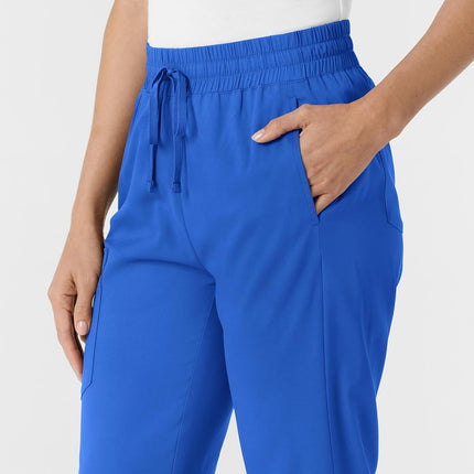 Wink Stovepipe Women's High Low Hem Trousers, Royal, Small Petite