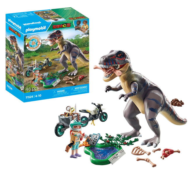 Playmobil 71524 Dinos: T-Rex Trace Path, thrilling