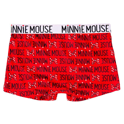 Disney Girl's Mouse Underwear with Multiple Print and Silhouette Options in Sizes 2/3t-8 Boxer Briefs, Pack of 4 Minnie Shorts, 2-3 Jahre
