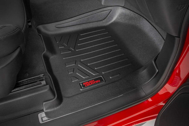 Alfombrillas Rough Country para Ram 1500 2012-2018 | Cabina Cuádruple - M-31312 Negras