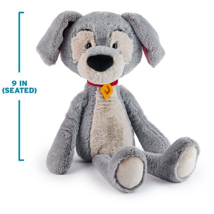 GUND Disney Official Tramp Toothpick Plush, Lady and The Tamp, Tramp Dog Stuffed Animal for Ages 1 and Up, Gray, 15”
